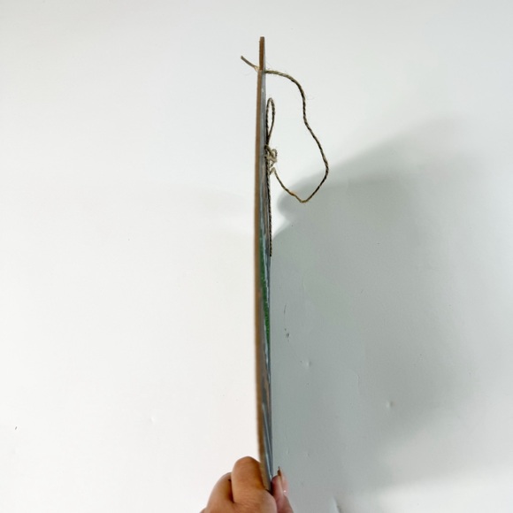 167.🐣 Halloween Hanging Decor Sign Home Is Where You Park Your Broom Glitter NWT - Picture 5 of 6